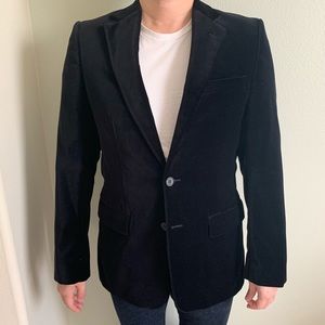 Men’s Zara velvet blazer